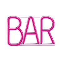 Neon LED Forever Light FLNE24 BAR (USB/Μπαταρίας & On/Off) Ροζ