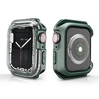 Θήκη TPU & PC Devia Sport Apple Watch 7/ 8 (41mm) Shock Proof Πράσινο
