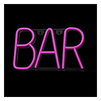 Neon LED Forever Light FLNE24 BAR (USB/Μπαταρίας & On/Off) Ροζ