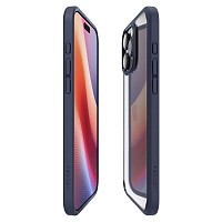 Θήκη TPU & PC Spigen Ultra Hybrid Apple iPhone 16 Pro Σκούρο Μπλε