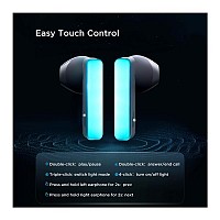 True Wireless Ακουστικά Bluetooth Joyroom JR-TC1 IceLens Series με RGB Λευκό
