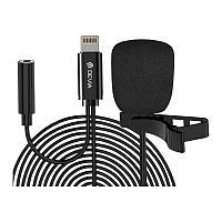 Ενσύρματο Μικρόφωνο Devia EM605 Lightning 1.5m Smart Μαύρο