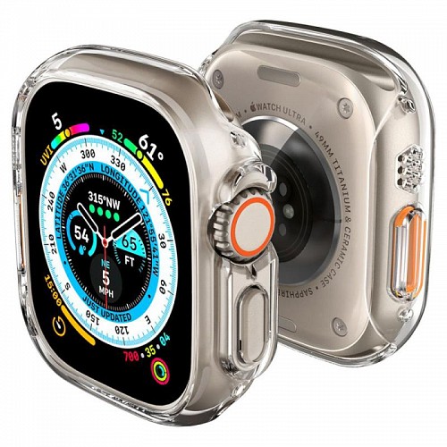 Θήκη PC Spigen Thin Fit Apple Watch Ultra 49mm Διάφανο