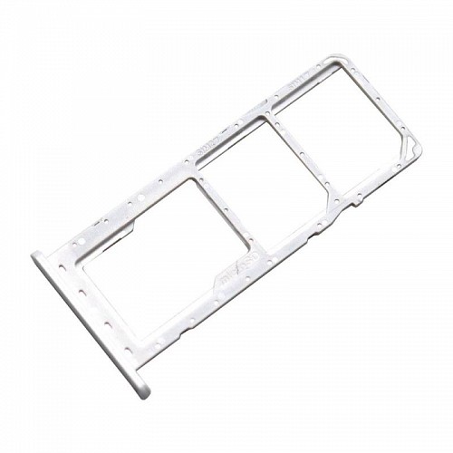 Βάση Κάρτας Sim & SD Samsung A037 Galaxy A03s Λευκό (Original)