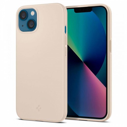 Θήκη TPU Spigen Thin Fit Apple iPhone 13 mini Μπεζ