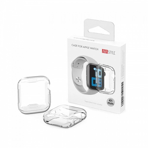 Θήκη TPU Ahastyle WA05 Premium Apple Watch 7 41mm Διάφανο (2 τεμ.)