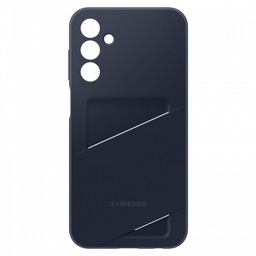 Θήκη Σιλικόνης με Card Slot Samsung EF-OA156TBEG A156B Galaxy A15 5G Μπλε-Μαύρο