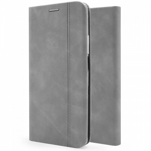 Θήκη Flip Book inos Samsung A125F Galaxy A12/ A127F Galaxy A12 Nacho/ M127F Galaxy M12 S-Folio NE Γκρι
