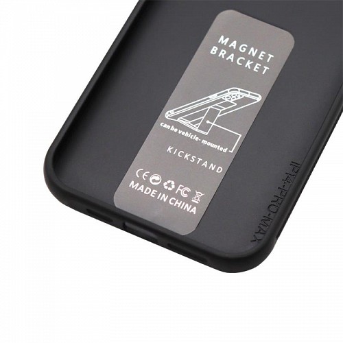 Θήκη TPU & PC inos Apple iPhone 14 Pro Max Kickstand Μαύρο