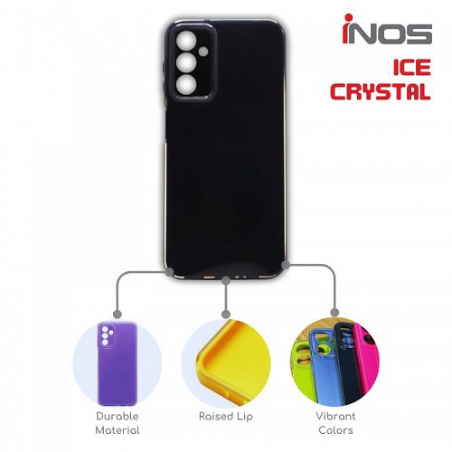 Θήκη TPU inos Samsung A047F Galaxy A04s/ A136U Galaxy A13 5G Ice Crystal Μαύρο