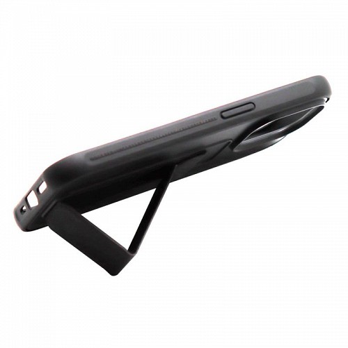 Θήκη TPU & PC inos Apple iPhone 14 Pro Max Kickstand Μαύρο