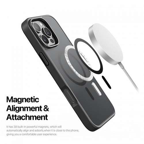 Θήκη TPU & PC Dux Ducis Yind Magnetic MagSafe Apple iPhone 16 Pro Max Μπλε
