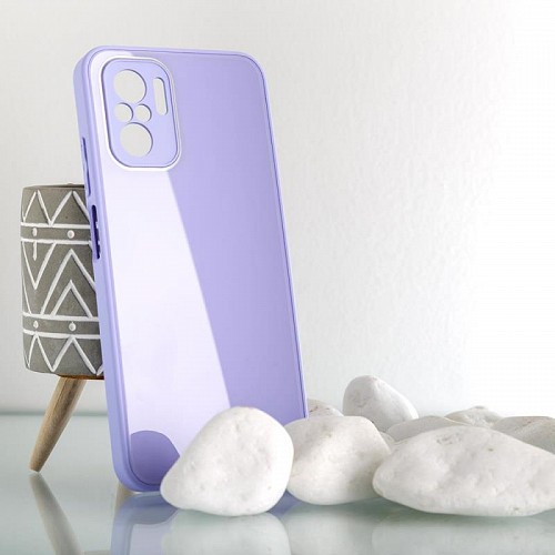 Θήκη TPU & Glass inos Samsung A736B Galaxy A73 5G CamGuard Μωβ
