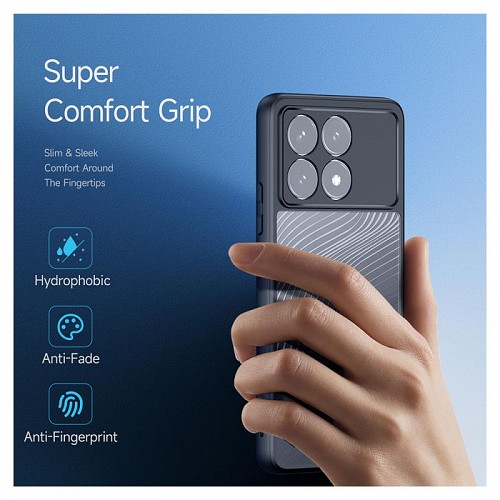 Θήκη TPU & PC Dux Ducis Aimo Xiaomi Poco F6 Pro 5G Μαύρο