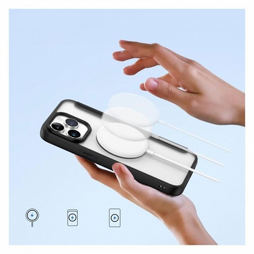Θήκη Flip Dux Ducis Skin X Pro Wallet Apple iPhone 15 Pro Μαύρο