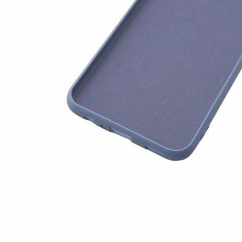 Θήκη Liquid Silicon inos Samsung A037F Galaxy A03s L-Cover Γκρι-Μπλε