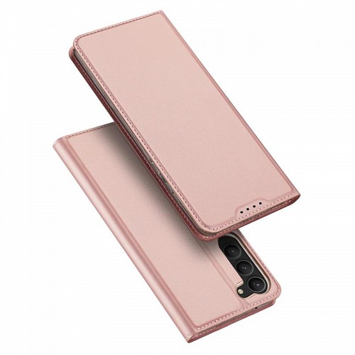 Θήκη Flip Dux Ducis Skin Pro Samsung S916B Galaxy S23 Plus 5G Ροζ