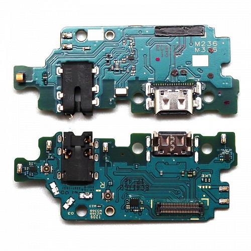 Πλακέτα Samsung M236B Galaxy M23 5G με Επαφή Φόρτισης, Επαφή Hands Free & Μικρόφωνο (Original)