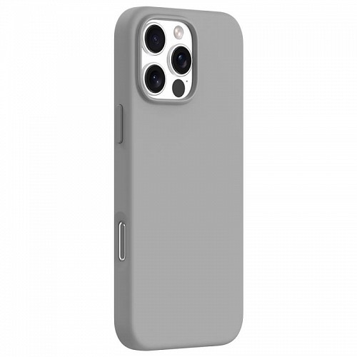Θήκη Silicon Magnetic Devia Apple iPhone 16 Pro Nature Γκρι-Λευκό