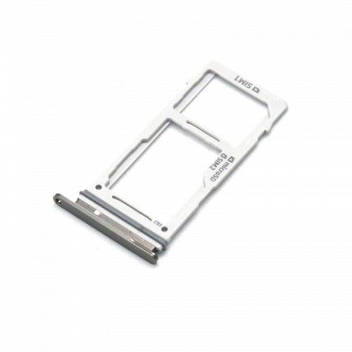 Βάση Κάρτας Sim & SD Samsung G973F Galaxy S10 Μαύρο (Original)