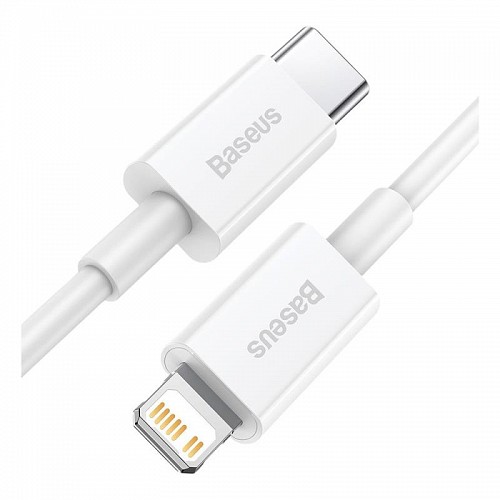 Καλώδιο Σύνδεσης USB 2.0 Baseus Superior Series USB C σε Lightning 20W 1m Λευκό
