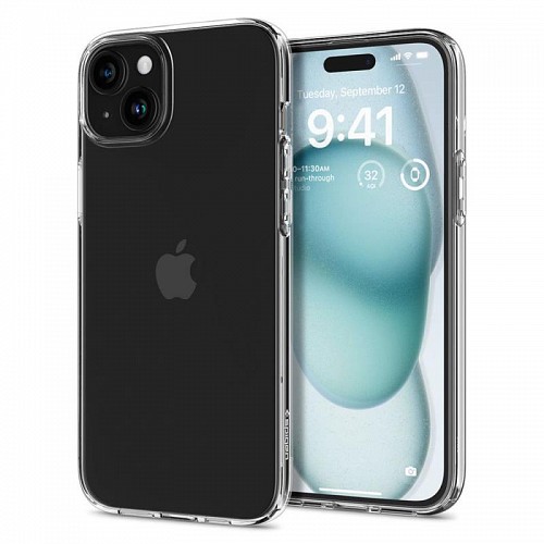 Θήκη TPU Spigen Liquid Crystal Apple iPhone 15 Διάφανο