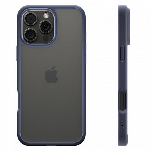 Θήκη TPU & PC Spigen Ultra Hybrid Apple iPhone 16 Pro Σκούρο Μπλε
