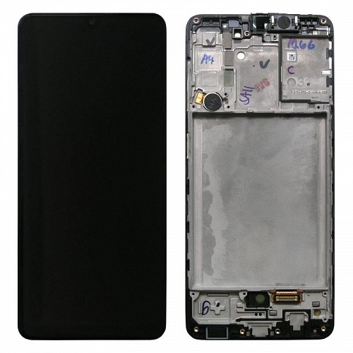 Οθόνη με Touch Screen & Μπροστινή Πρόσοψη Samsung A315G Galaxy A31 Μαύρο (Original)