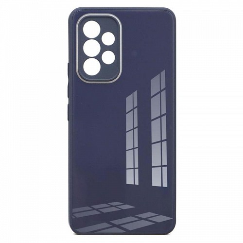 Θήκη TPU & Glass inos Samsung A536B Galaxy A53 5G CamGuard Σκούρο Μπλε