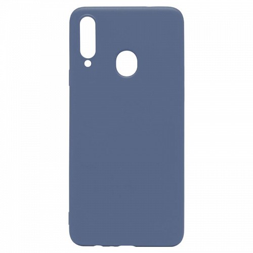 Θήκη Liquid Silicon inos Samsung A207F Galaxy A20s L-Cover Μπλε Ραφ