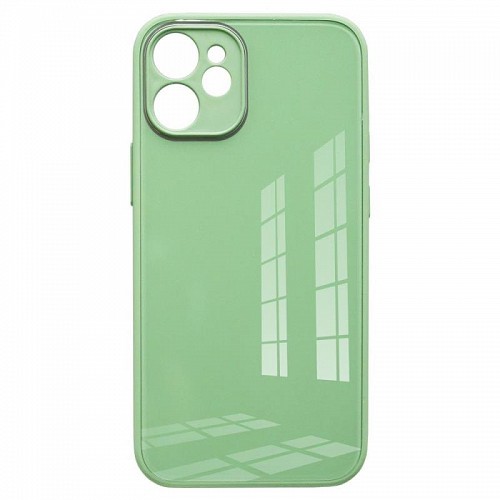 Θήκη TPU & Glass inos Apple iPhone 12 mini CamGuard Ανοικτό Πράσινο