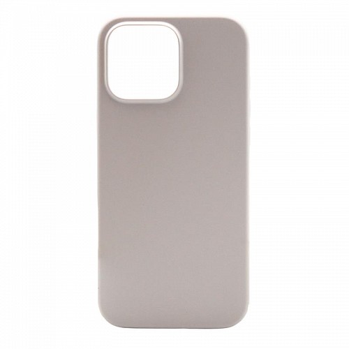 Θήκη Liquid Silicon inos Apple iPhone 16 Pro 5G Velvet Ανοιχτό Γκρι