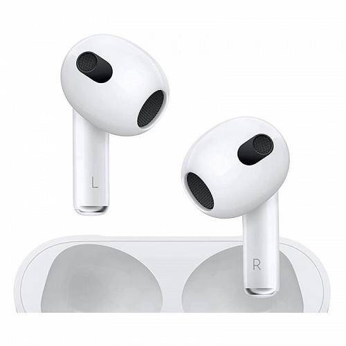 Ακουστικό Bluetooth Apple MME73 AirPods 3 με Θήκη Φόρτισης Magsafe Λευκό