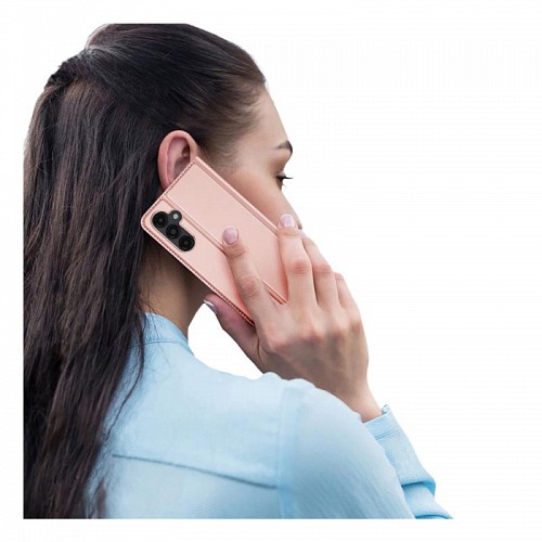 Θήκη Flip Dux Ducis Skin Pro Samsung Galaxy S24 5G Ροζ