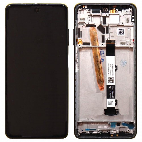 Οθόνη με Touch Screen & Μεσαίο Πλαίσιο Xiaomi Poco X3 Pro Μαύρο (Original)