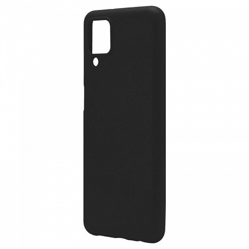 Θήκη Liquid Silicon inos Samsung A125F Galaxy A12/ A127F Galaxy A12 Nacho/ M127F Galaxy M12 L-Cover Μαύρο