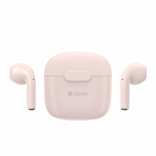 True Wireless Ακουστικά Bluetooth Devia K1 EM057 Kintone Ροζ