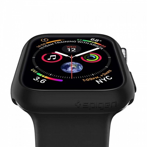 Θήκη PC Spigen Thin Fit Apple Watch 4/ 5/ 6/ SE 44mm Μαύρο