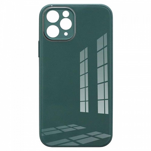 Θήκη TPU & Glass inos Apple iPhone 11 Pro CamGuard Πράσινο