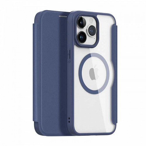 Θήκη Flip Dux Ducis Skin X Pro Wallet Apple iPhone 15 Pro Max Μπλε