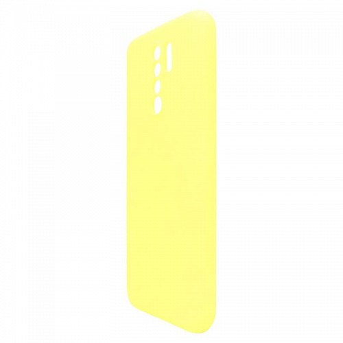 Θήκη Liquid Silicon inos Xiaomi Redmi 9 L-Cover Κίτρινο