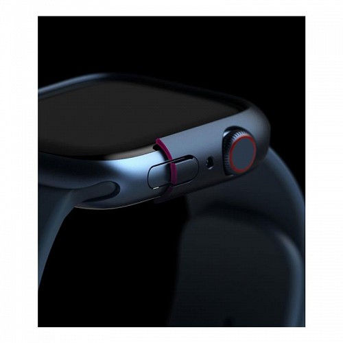Θήκη PC Ringke Slim Apple Watch 7/ 8 41mm Διάφανο & Μπλε (2 τεμ)