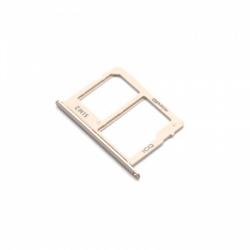 Βάση Κάρτας Sim & SD Samsung A605F Galaxy A6 Plus (2018) Χρυσό (Original)