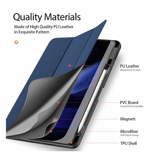 Θήκη TPU Flip Shock Proof Dux Ducis Domo Xiaomi Pad 6/6 Pro 11.0 Μαύρο