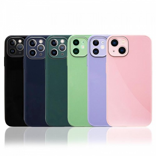 Θήκη TPU & Glass inos Apple iPhone 12 Pro Max CamGuard Σκούρο Μπλε