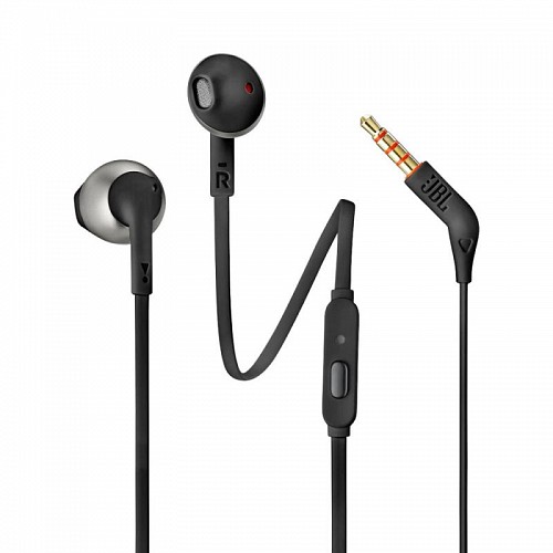 Hands Free Stereo JBL Tune T205 3.5mm Μαύρο
