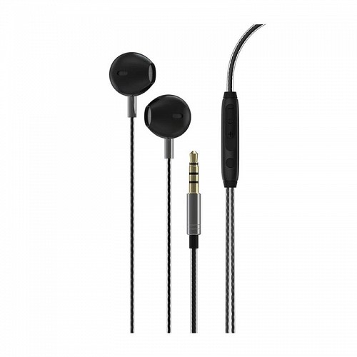 Hands Free Stereo Devia EM101 Metal 3.5mm Μαύρο