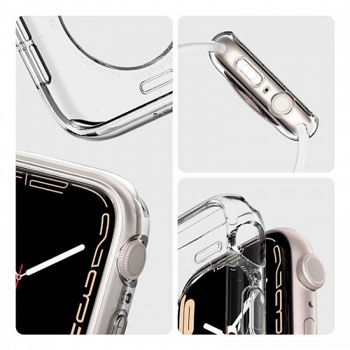 Θήκη TPU Spigen Liquid Crystal Apple Watch 4/ 5/ 6/ 7/ 8/ 9/ SE 40mm/ 41mm Διάφανο