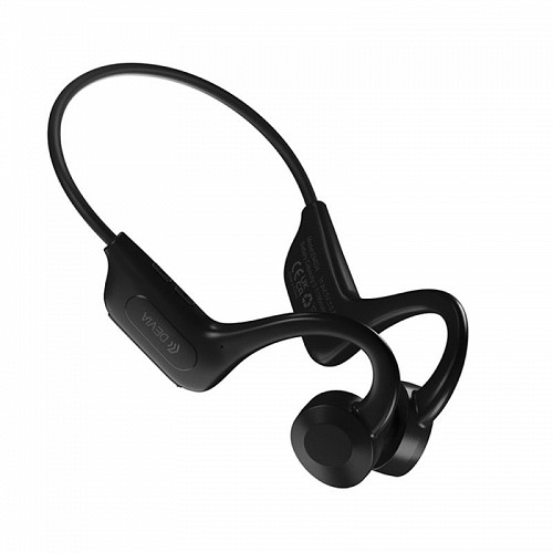 Στερεοφωνικό Ακουστικό Bluetooth Devia EM034 Run-A1 Kintone Neckband Μαύρο