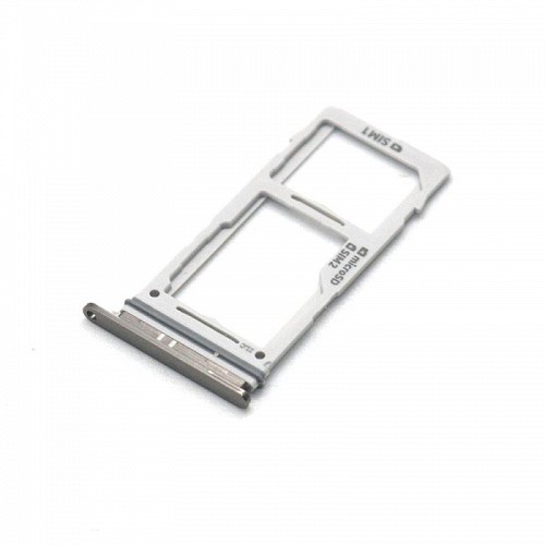 Βάση Κάρτας Sim & SD Samsung G975F Galaxy S10 Plus Μαύρο (Original)